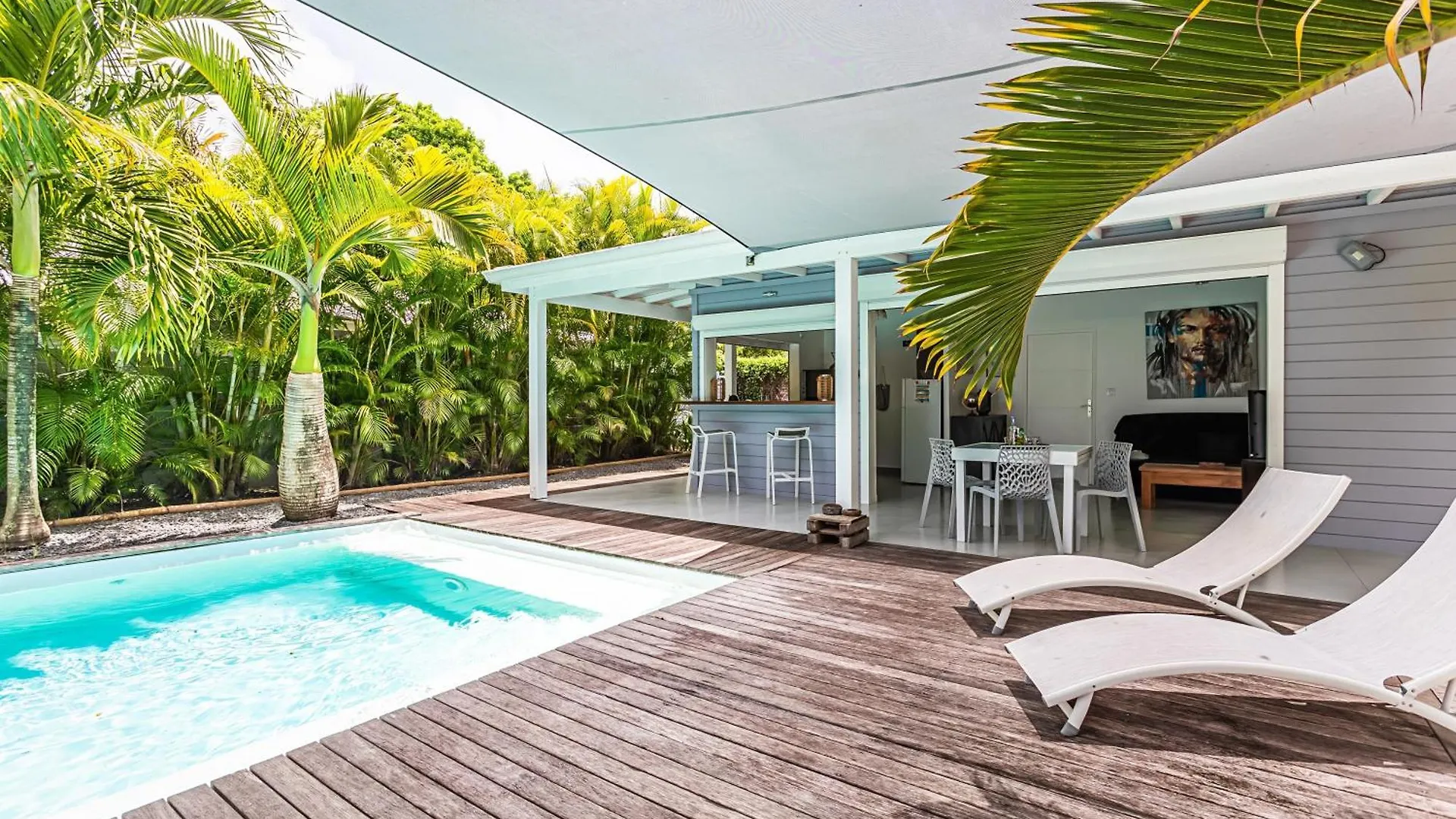 Villa Louise - Maison Climatisee Avec Piscine Saint-Francois